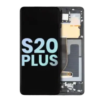 Дисплейний модуль для Samsung Galaxy S20 Plus 5G (Service Pack) (Cosmic Black)