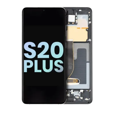 OLED Assembly With Frame For Samsung Galaxy S20 Plus 5G (Service Pack) (Cosmic Gray)