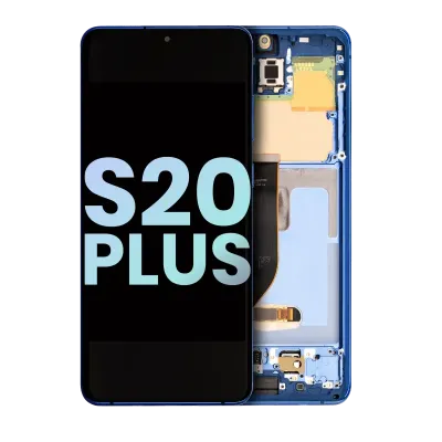 Дисплейний модуль для Samsung Galaxy S20 Plus 5G (Service Pack) (Aura Blue)