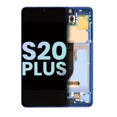 Дисплейний модуль для Samsung Galaxy S20 Plus 5G (Service Pack) (Aura Blue)