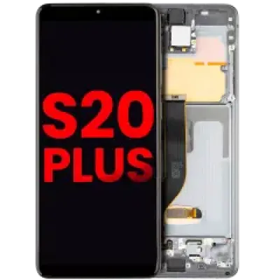 Дисплейний модуль для Samsung Galaxy S20 Plus 5G (Aftermarket Plus) (Cosmic Gray)