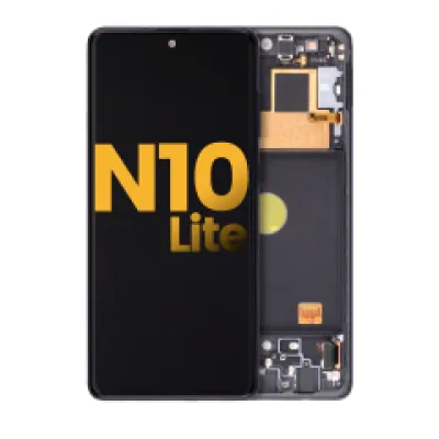 Дисплейний модуль для Samsung Galaxy Note 10 Lite (Refurbished) (Aura Black)