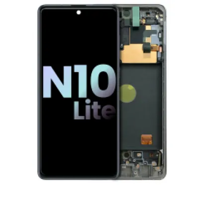 Дисплейний модуль для Samsung Galaxy Note 10 Lite (Service Pack) (Aura Glow / Silver)