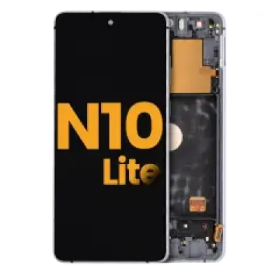 Дисплейний модуль для Samsung Galaxy Note 10 Lite (Refurbished) (Aura Glow / Silver)
