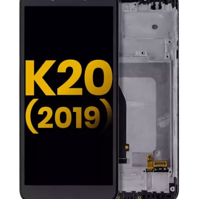 Дисплейний модуль (LCD) з рамкою для LG K20 (2019) (Refurbished) (всі кольори)