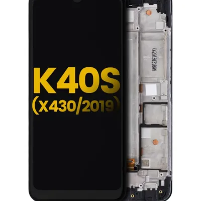 Дисплейний модуль (LCD) з рамкою для LG K40s (X430 / 2019) (Refurbished) (всі кольори)