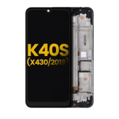 Дисплейний модуль (LCD) з рамкою для LG K40s (X430 / 2019) (Refurbished) (всі кольори)