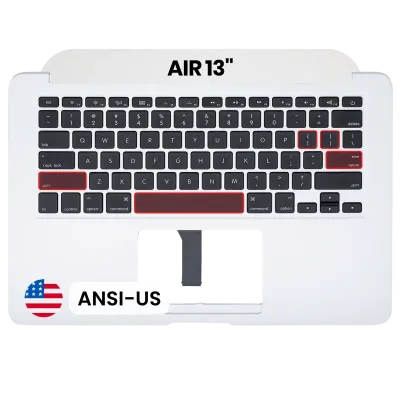 Топкейс з клавіатурою (ANSI US) для MacBook Air 13" A1466 (2012) (Used OEM Pull: Grade A)