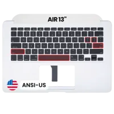 Топкейс з клавіатурою (ANSI US) для MacBook Air 13" A1466 (2012) (Used OEM Pull: Grade A)