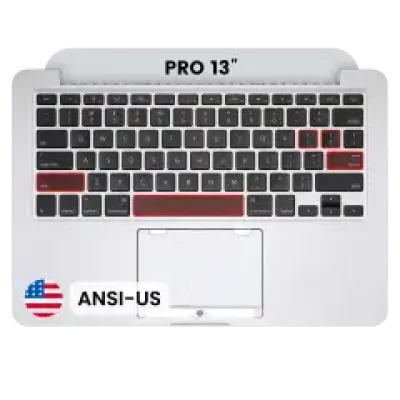 Топкейс з клавіатурою (ANSI US) для MacBook Pro 13" A1425 (2012-2013) (Used OEM Pull: Grade A)