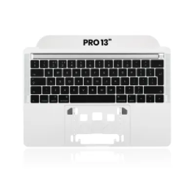 Топкейс з клавіатурою (ISO UK) для MacBook Pro 13" A1706 (2016-2017) (Used OEM Pull: Grade A) (Silver)