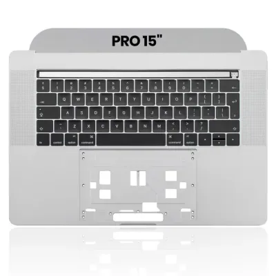 Top Case with Keyboard (ISO UK) For MacBook Pro 15" A1707 (2016-2017) (Used OEM Pull: Grade A) (Space Gray)