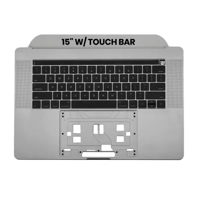 Top Case with Keyboard (ANSI US) For MacBook Pro 15" A1707 (2016-2017) (Used OEM Pull: Grade A) (Space Gray)