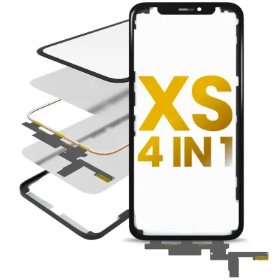 OCA Master 4-in-1 Short Flex (Digitizer Touch With Glass + OCA + Frame Pre-installed) For iPhone XS