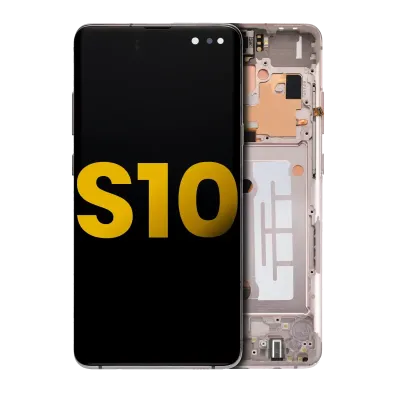 OLED Assembly With Frame For Samsung Galaxy S10 5G (Refurbished) (Royal Gold)