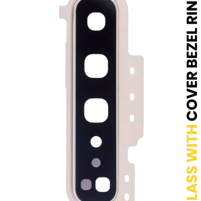 Back Camera Lens With Cover Bezel Ring For Samsung Galaxy S10 5G (Royal Gold)