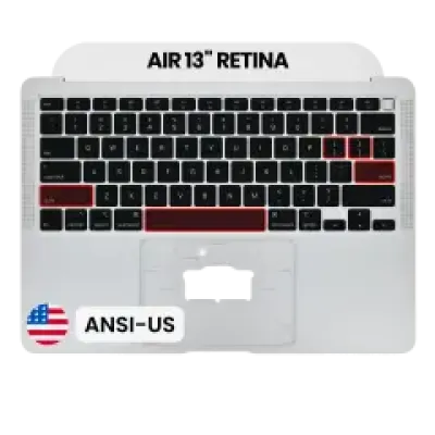 Топкейс з клавіатурою (ANSI US) для MacBook Air 13" A2179 (2020) (Silver)