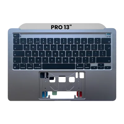 Top Case with Keyboard (ISO UK) For MacBook Pro 13" A2338 (2020) (Space Gray)
