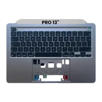 Топкейс з клавіатурою (ISO UK) для MacBook Pro 13" A2338 (2020) (Space Gray)
