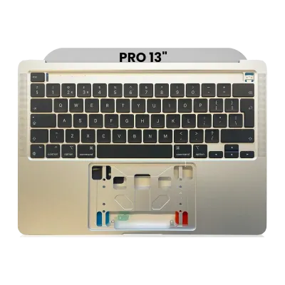 Top Case with Keyboard (ISO UK) For MacBook Pro 13" A2338 (2020) (Silver)