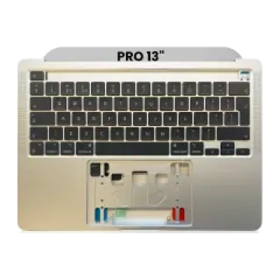 Топкейс з клавіатурою (ISO UK) для MacBook Pro 13" A2338 (2020) (Silver)