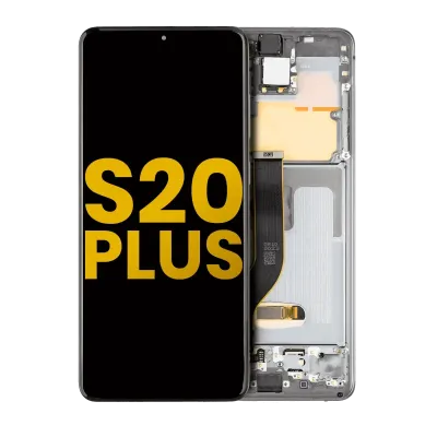 OLED Assembly With Frame For Samsung Galaxy S20 Plus 5G (Refurbished) (Cosmic Gray)