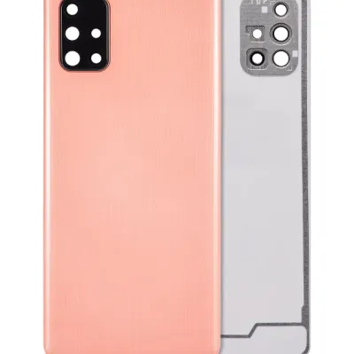 Задня кришка зі склом камери для Samsung Galaxy A71 4G (A715 / 2020) (Aftermarket Plus) (Prism Crush Pink)
