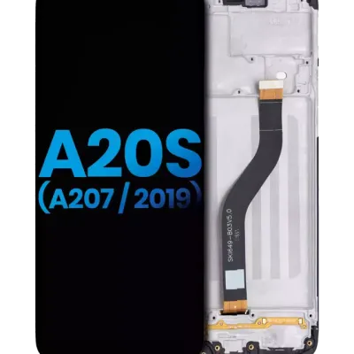 Дисплейний модуль (LCD) з рамкою для Samsung Galaxy A20s (A207 / 2019) (Aftermarket: Incell) (всі кольори)