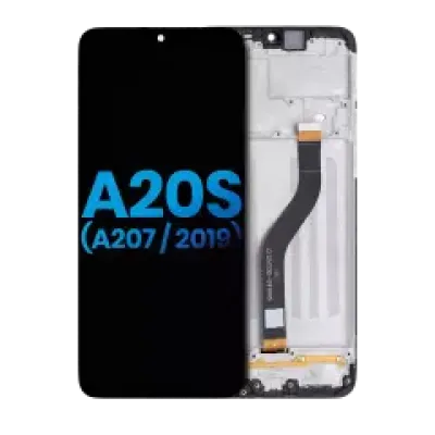 Дисплейний модуль (LCD) з рамкою для Samsung Galaxy A20s (A207 / 2019) (Aftermarket: Incell) (всі кольори)