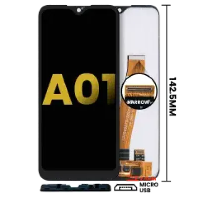 Дисплейний модуль (LCD) без рамки для Samsung Galaxy A01 (Global Model) (Micro USB Frame) (Refurbished) (всі кольори)