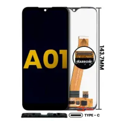 Дисплейний модуль (LCD) без рамки для Samsung Galaxy A01 (US Model) (TYPE-C Frame) (Refurbished) (всі кольори)