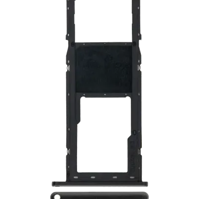 Лоток одиночної SIM для Samsung Galaxy A01 (A015 / 2020) (чорний)