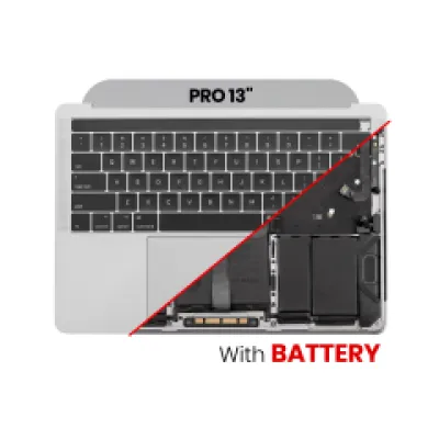 Топкейс з акумулятором і клавіатурою (ISO UK) для MacBook Pro 13" A1989 (2018-2019) (Used OEM Pull: Grade B/C) (Space Gray)