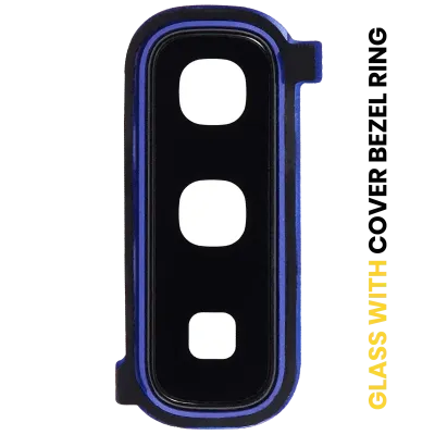 Скло основної камери з рамкою для Samsung Galaxy Fold 4G (F900) / Fold 5G (F907) (Astro Blue)