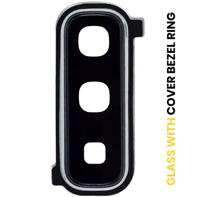 Скло основної камери з рамкою для Samsung Galaxy Fold 4G (F900) / Fold 5G (F907) (Space Silver)
