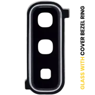 Скло основної камери з рамкою для Samsung Galaxy Fold 4G (F900) / Fold 5G (F907) (Space Silver)