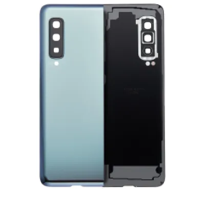 Задня кришка зі склом камери для Samsung Galaxy Fold 4G (F900) (Premium) (Space Silver)