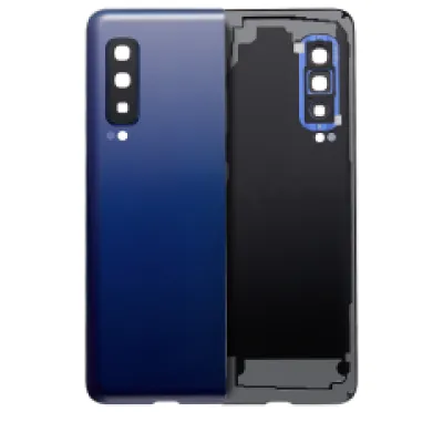 Задня кришка зі склом камери для Samsung Galaxy Fold 4G (F900) (Premium) (Astro Blue)