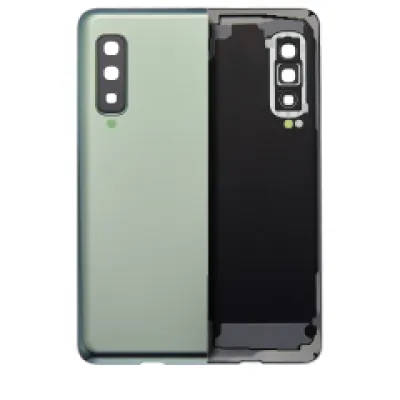 Задня кришка зі склом камери для Samsung Galaxy Fold 4G (F900) (Aftermarket Plus) (Space Silver)