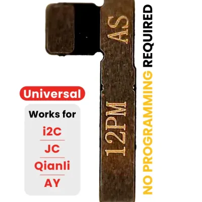 Pre-Programmed Universal Battery Tag-On Flex Cable (Soldering Not Required) For iPhone 12 Pro Max (With I2C, JCID, Qianli)
