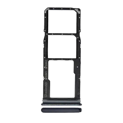 Лоток подвійної SIM для Samsung Galaxy A9 (A920 / 2018) (Caviar Black)