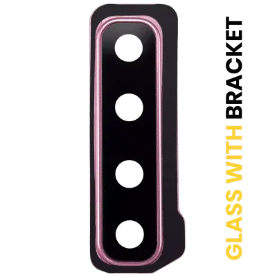 Скло камери з кріпленням для Samsung Galaxy A9 (A920 / 2018) (Bubblegum Pink)