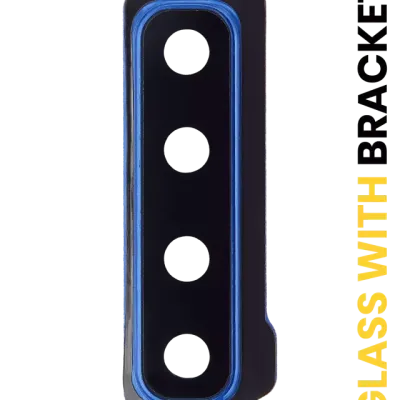 Скло камери з кріпленням для Samsung Galaxy A9 (A920 / 2018) (Lemonade Blue)