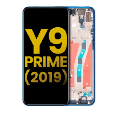 Дисплейний модуль з рамкою для Huawei Y9 Prime (2019) (Refurbished) (Sapphire Blue)