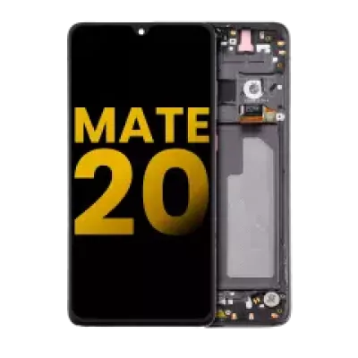 Дисплейний модуль для Huawei Mate 20 з рамкою (Refurbished) (Twilight Black)