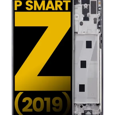 Дисплейний модуль (LCD) з рамкою для Huawei P Smart Z (2019) (Refurbished) (Midnight Black)