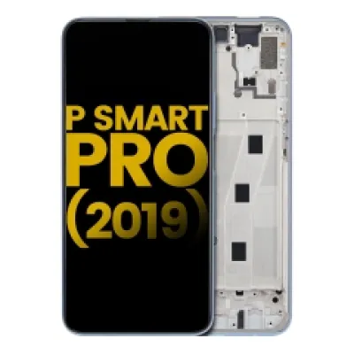 Дисплейний модуль (LCD) з рамкою для Huawei P Smart Pro (2019) (Refurbished) (Breathing Crystal)