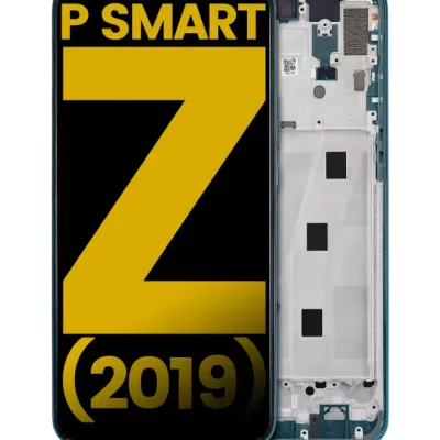 Дисплейний модуль (LCD) з рамкою для Huawei P Smart Z (2019) (Refurbished) (Emerald Green)