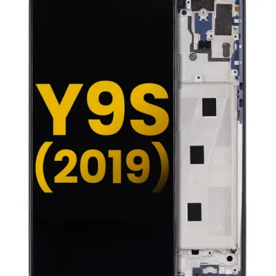 Дисплейний модуль (LCD) з рамкою для Huawei Y9s (2019) (Refurbished) (Midnight Black)