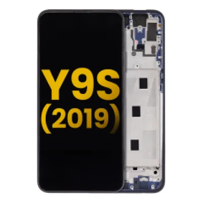 Дисплейний модуль (LCD) з рамкою для Huawei Y9s (2019) (Refurbished) (Midnight Black)